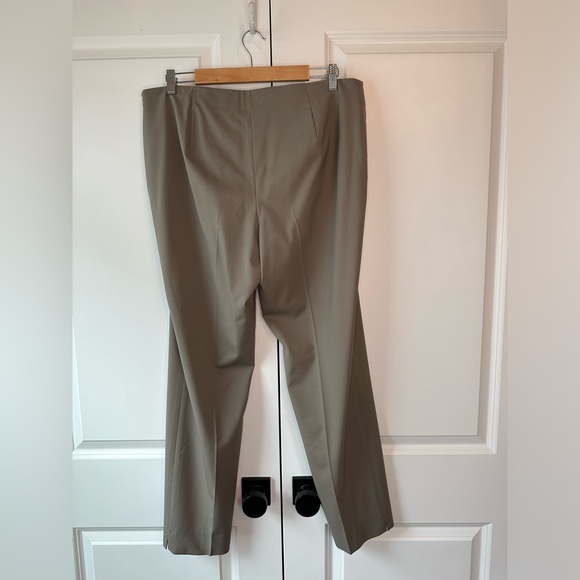 Lafayette 148 New York Women’s Nougat Tan Wool Blend Pants (Size 14) - Picture 2 of 7